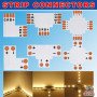 10mm 4 pins L shape corner connector for IP20 RGB led strip