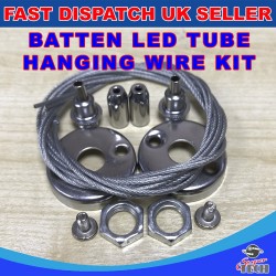 SET OF SUSPENSION MOUNTING WIRE KIT FOR LED LINEAR BATTEN CEILING TUBE LIGHTS