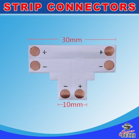 10mm 2 Pins L Shape connector for IP20 SMD Led Strip