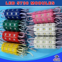 200 X 3 LED 5730 SMD Module Green 12V Waterproof Light Signfront shop letter