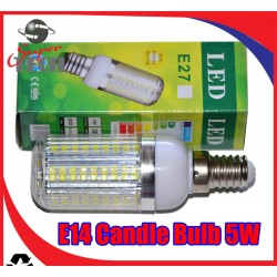 5 x New Desig E14 Mini LED Candle Bulb Ceiling Table Lamps Spot Lights Cooker 5w