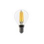 4W E14/SES Candle Filament LED Light Bulbs Warm White 2700K CLEAR