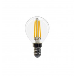 5 x G45 4W E14/SES GolfBall Filament LED Light Bulbs 400lm 6000k CLEAR UK Seller