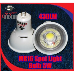 12V DC 5W MR16 COB Spot light, 80 Ra