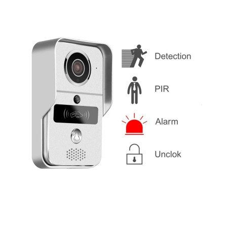 720P HD Smart Wifi Wireless Video Doorbell With 7 RFID cards and Accessories