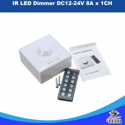 IR LED DIMMER DC12-24V 8A X 1 CH