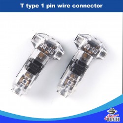 T tap connectors T type 2 and 1 Pin solderless with no wire-stripping required for Mid-span Branching in Wires Connection