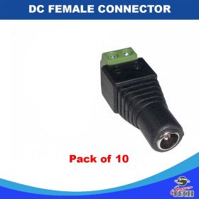 10 X DC MALE/FEMALE CONNECTORS