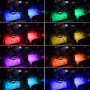 4x12 LED Car Strip Lighting Kit RGB Car Interior Atmosphere 24keyRemote Control