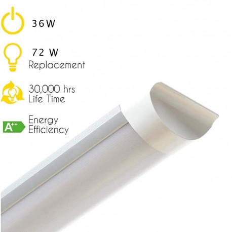 20 x 36W 1200MM 3420LM Slim LED Batten Linear Tube Light, Ceiling Surface Mounted, T8