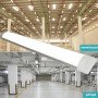 44W 1200mm Ultra Slim LED Batten Linear Tube Light 4000lm, Warm White With Fittings