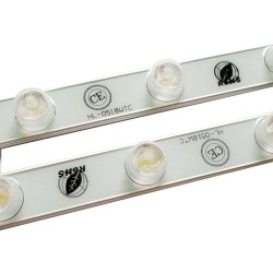 12v LED Light box strip ,SMD3535, 12w,IP65, 6000k,with lens 15*45