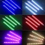 4x12 LED Car Strip Lighting Kit RGB Car Interior Atmosphere 24keyRemote Control