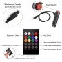 4x12 LED Car Strip Lighting Kit RGB Car Interior Atmosphere 24keyRemote Control