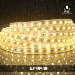 240V 10mm 3038 SMD LED Strip IP65 Waterproof Light Cool White Warm White Blue