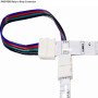 10mm 4 pin RGB LED strip to strip connector with 15cm cable for IP54/IP65