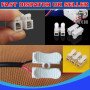 3 Hole 10A Quick Fix Spring Clamp Terminal Block push-in Screw less Wire Connector