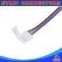 10mm 4 pins RGB strip to strip with 15cm wire IP20 snap led strip connector