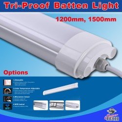 40W 1200MM Tri-Proof LED Batten Linear Tube with IP67 Connector